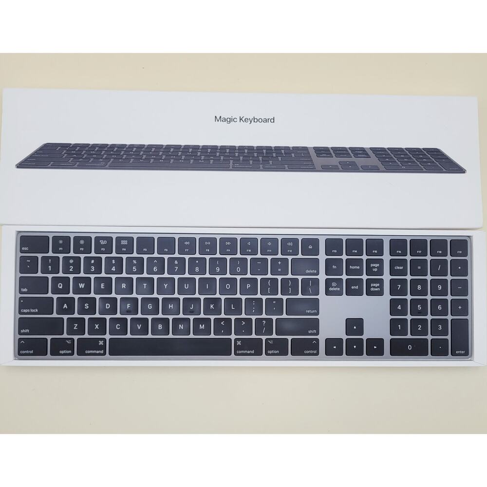 Apple Magic Keyboard with Numeric Keypad Space Gray Model A1843